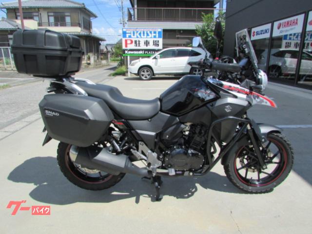 Ｖ−ストローム２５０　ＡＢＳ　２０２１年モデル　パイプエンジンガード　マルチバー　トップ・サイドケース