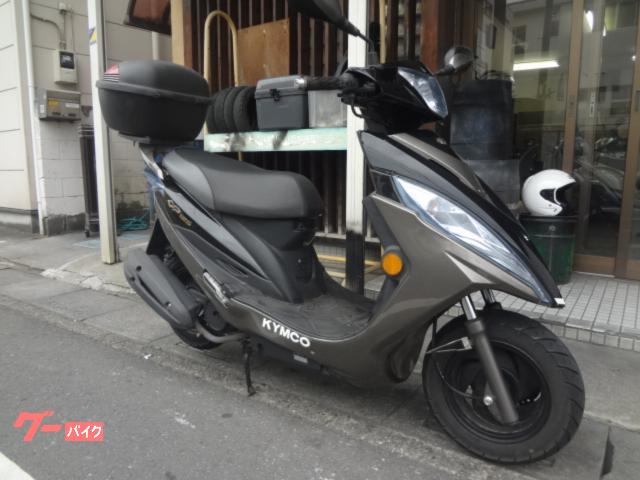 ＧＰ１２５オールブラックインジェクションスクーターリヤボックス装備