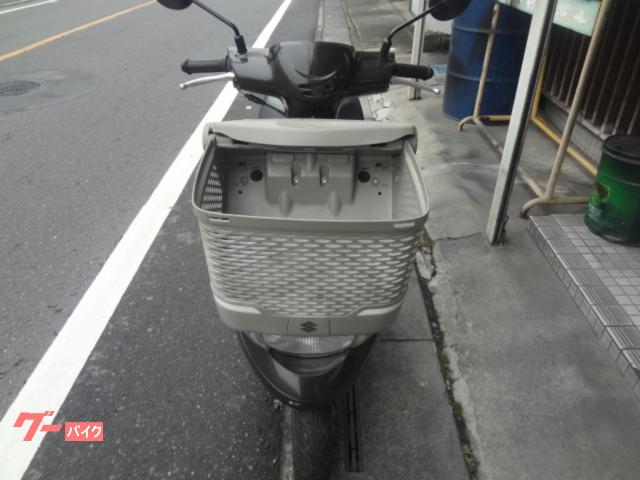 スズキ レッツバスケットダークブラウンインジェクションスクーター