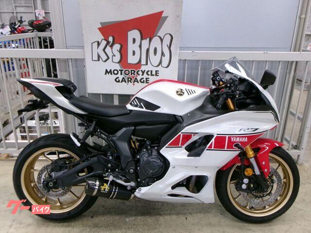 ＹＺＦ−Ｒ７　６０ｔｈ　フルエキマフラー・フェンダレスキット・スライダー・グリップヒーター付き