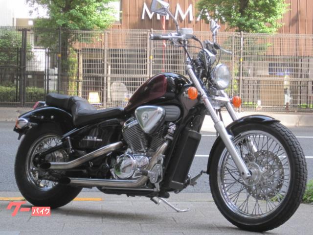 スティード４００ＶＬＸ　ロボハン　スラッシュカットマフラー