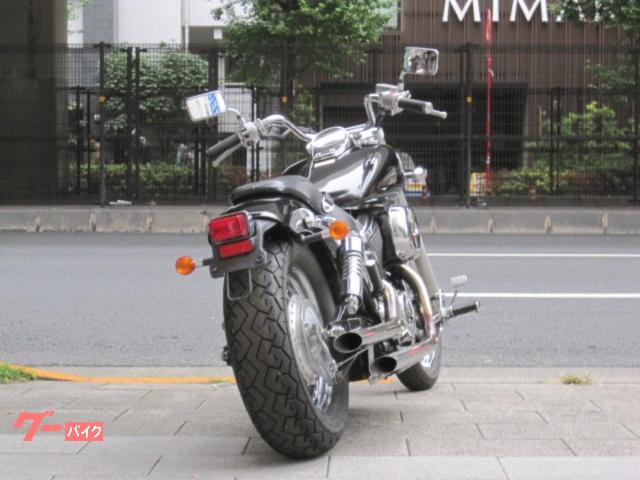 ホンダ シャドウスラッシャー スラッシュカットマフラー ライト