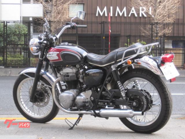 カワサキ W650 規制前モデル シート改 社外マフラー ライト