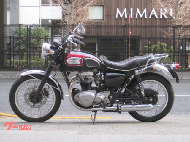 カワサキ W650 規制前モデル シート改 社外マフラー ライト