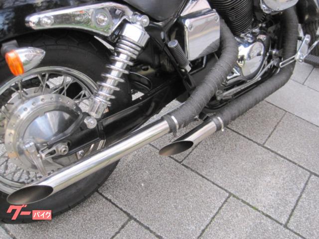 ホンダ シャドウスラッシャー400 スラッシュカットマフラー