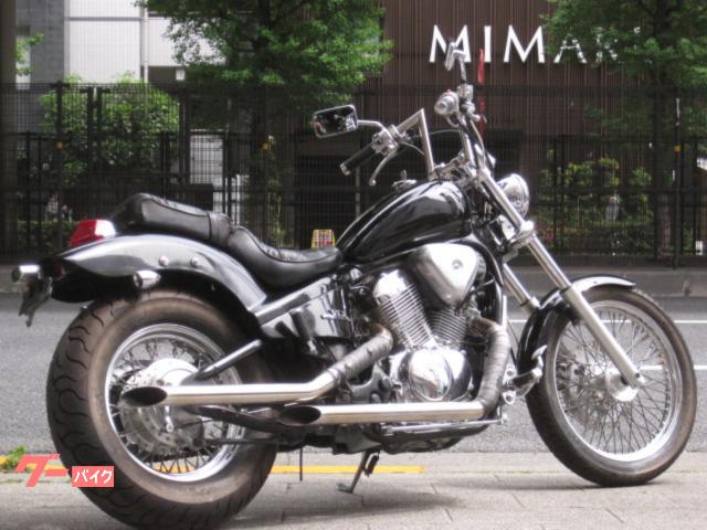 ホンダ スティード400VLX スラッシュカットマフラーライト