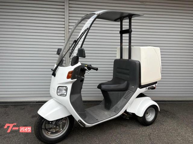 ジャイロキャノピー　リアBOX付き配達に。ドライブベルト、ウェイトローラー新品交換済み。 ホンダ ジャイロキャノピー 新品ドライブベルト組込 デリバリー