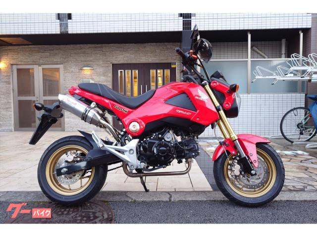 グロム　ＪＣ６１型　ＥＶＯレーシングマフラー　シート　レバー　ミラー　ナックルバイザー