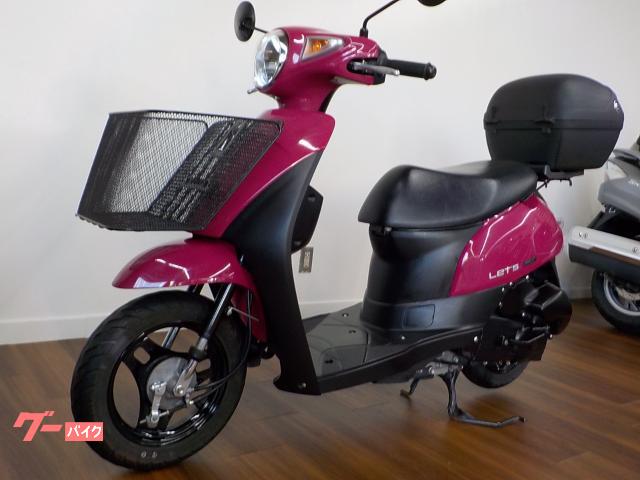 スズキ レッツ フロントバスケット リヤボックス｜バイク館川越