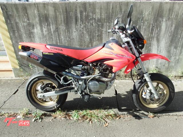 ＸＲ１００　モタード　ヨシムラ製フルＥＸマフラー・パワーフィルター仕様　６０９９６