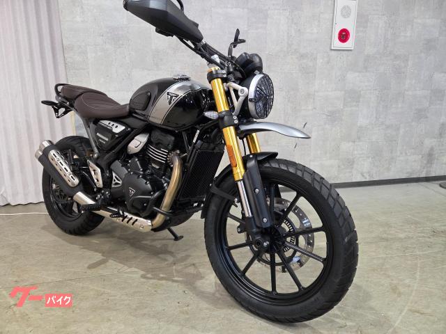 TRIUMPH スクランブラー400X エンジンガード・ヘッドライト