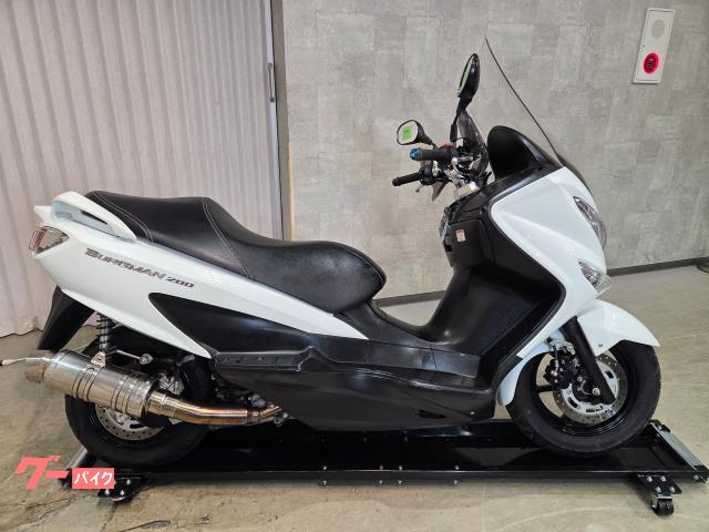 バーグマン２００　ＥＴＣ・社外マフラー・パイプハンドル付　７３２９６