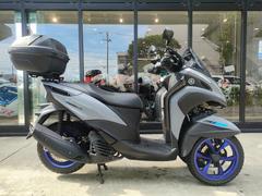ヤマハ　トリシティ１５５　ＡＢＳ　２０２０年型ブルーホイールＥＴＣ２．０・キャリア＆ＢＯＸ付　６９５６６