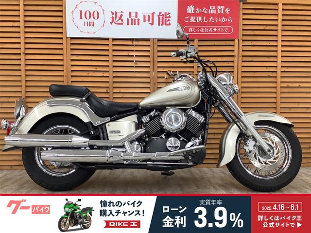 ドラッグスター４００クラシック　インジェクションモデル　サイドバッグ　ＵＳＢソケット装備