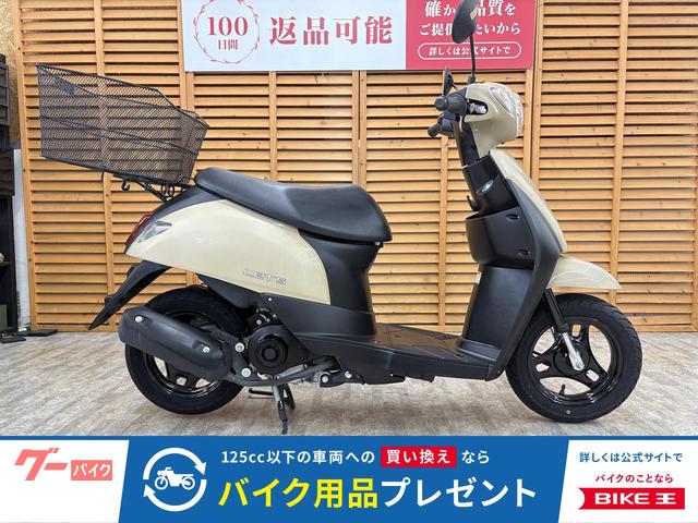 レッツ　２０２１年モデル　リアバスケット装備