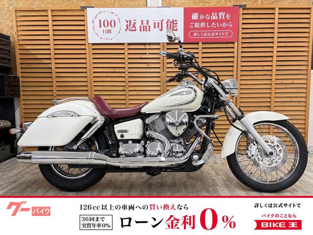 ドラッグスター２５０　Ｙ’Ｓギア製ドレスアップフレーム　フォワードシート　サイドケース　リアキャリア装備