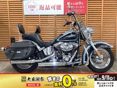 ＨＡＲＬＥＹ−ＤＡＶＩＤＳＯＮ　ＦＬＳＴＣ　ヘリテイジソフテイルクラシック　２００８年モデル　マンバ製バックギア　グリップヒーター装備