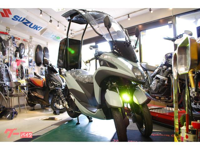 トリシティー155 バンパー　フォグランプ付き　 佐世保 YAMAHAトリシティー155 LEDフォグ取付け～！