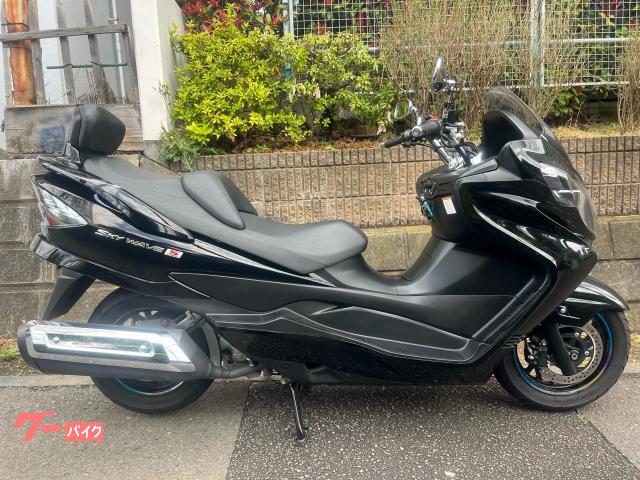 スカイウェイブ２５０　タイプＳ　ベーシック　ワンオーナー　初年度登録２０１４年　ＣＪ４６Ａ　純正バックレスト　ＥＴＣ　純正キー２本