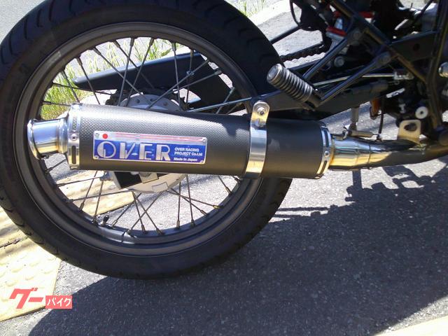 ホンダ FTR223フルカスタム OVERカーボンマフラー デュアル