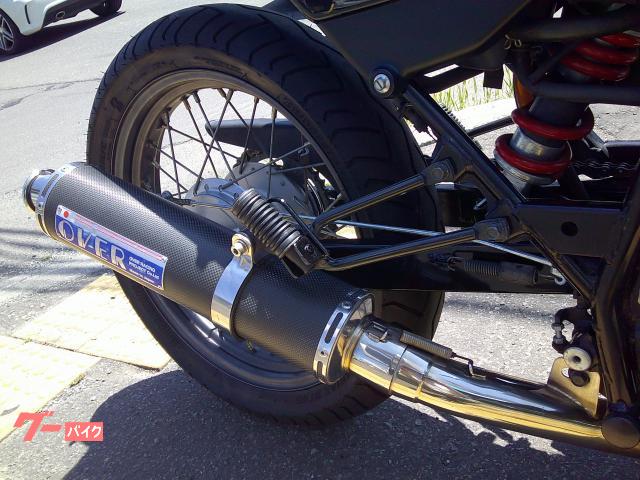 ホンダ FTR223フルカスタム OVERカーボンマフラー デュアル