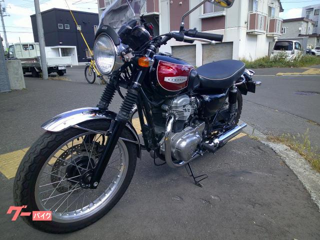 カワサキ W650 初期型 旧車 UPハンドル仕様 USB2ポート