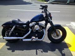 ＨＡＲＬＥＹ−ＤＡＶＩＤＳＯＮ　ＸＬ１２００Ｘ　フォーティエイト　ＥＴＣ　北米サイレンサー　Ｋ＆Ｈシート　Ｒサスオーリンズ　トランスファーチューニング