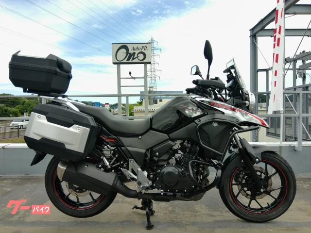 Ｖ−ストローム２５０　ＡＢＳ　ＥＴＣ２．０　エンジンガード　パニアケース