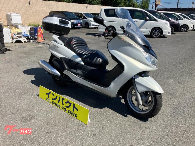 ヤマハ グランドマジェスティ250 ロングスクリーン GIVIリア