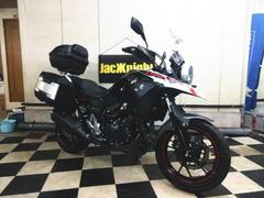 スズキ　Ｖ−ストローム２５０　ＡＢＳ　２０２０年モデル　純正サイドパニア　ＧＩＶＩトップケース　グリップヒーター　ＥＴＣ　ドラレコ