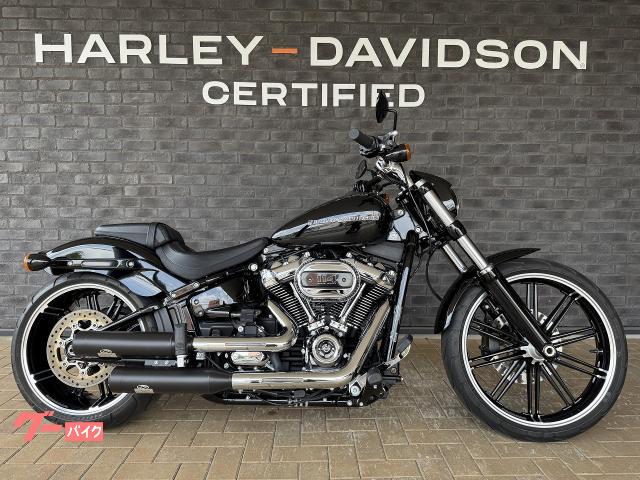 ＦＸＢＲＳ　ソフテイル　ブレイクアウト１１４　鏡面コーティング　ジキル＆ハイドマフラー　サイドナンバー　ＨＤ認定中古車