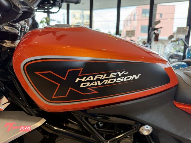 Harley-Davidson バイク タンク オレンジ HARLEY－DAVIDSON X350 鏡面コーティング HD認定