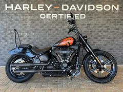 ＨＡＲＬＥＹ−ＤＡＶＩＤＳＯＮ　ＦＸＢＢＳ　ソフテイルストリートボブ１１４　ジキル＆ハイド　シーシーバー　ハンドル改　前後ケラーマンウインカー　認定中古車