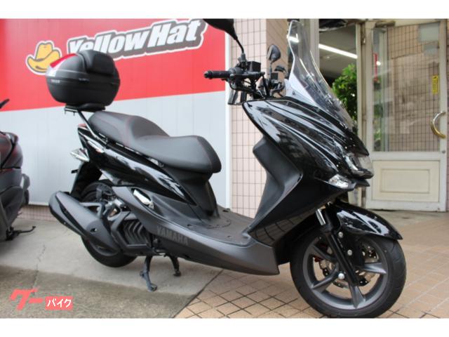 マジェスティＳ　ロングスクリーン　リアボックス　キャリア装備済み