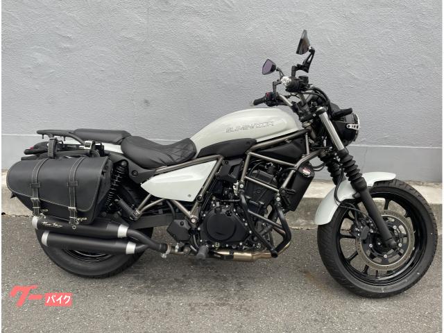 エリミネーター４００　無転倒１オーナー　ドライブレコーダー　マフラー　グリップＨ　エンジンガード　サイドキャリア　フォークブーツ