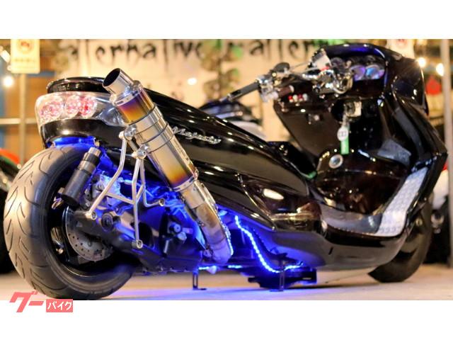 YAMAHA マジェスティ】チョップフェイスマスク！！ロンホイ加工！！