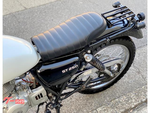 スズキ ＳＴ２５０ Ｅタイプ ＮＪ４ＡＡ キャブ車 タックロールシート キャブトンマフラー ネオクラシック  フルカスタム｜ａｌｔｅｒｎａｔｉｖｅ（オルタネイティブ）｜新車・中古バイクなら【グーバイク】