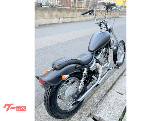 ビラーゴ250 社外8°トリプルツリー ビラーゴ250 トリプルツリーフロントフォーク付き