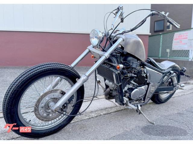 ホンダ V－TWIN MAGNA前輪ワイヤーホイル交換 ワイド