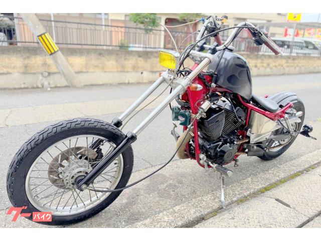 ビラーゴ250 トリプルツリーフロントフォーク付き XV250ビラーゴ250(3DM) ボバー フリスコ トリプルツリー