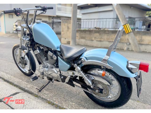ヤマハ XV250ビラーゴ SSタンクチョッパー パステルライト