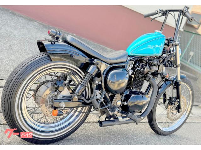 エストレヤＲＳ　ＧＯＯＤＳカスタムコンプリート　前輪大型化２１インチ　後輪小型化１６インチ　ＧＭＧフリスコ　ボバー　チョッパー