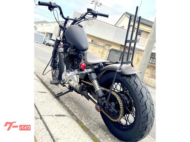 ＸＶ２５０ビラーゴＨＯＴＯＲＯＤチョッパー　ピーナツタンク　マットブラックボバー　ブレイクアウトシーシーバー　ＭＹ１９９４フルカス