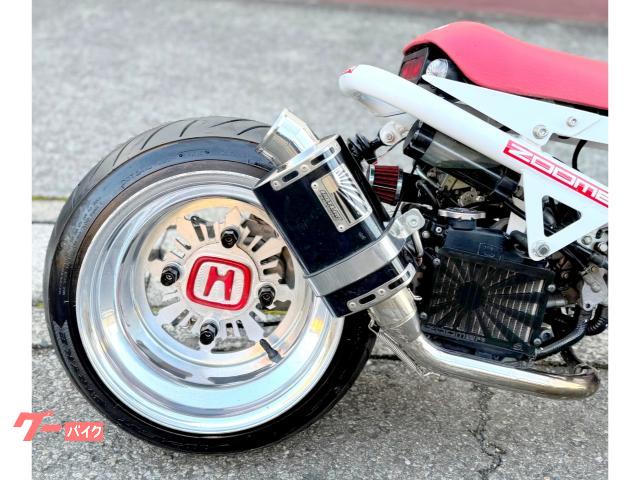 ホンダ ズーマー カスタム ローダウン ロンホイ 太足 ワイドホイール