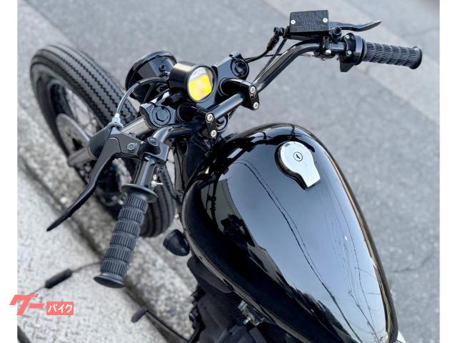 ヤマハ XV250ビラーゴ BLACKボバー 前後タイヤ極太 ヤマハ XV250ビラーゴ BLACKボバー 前後タイヤ極太