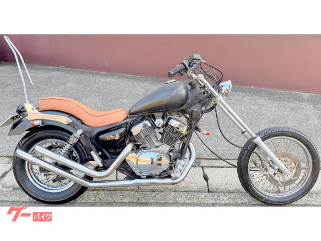 ビラーゴ250 ビンテージチョッパー ヤマハ XV250ビラーゴ ビンテージチョッパーエイジングタンク