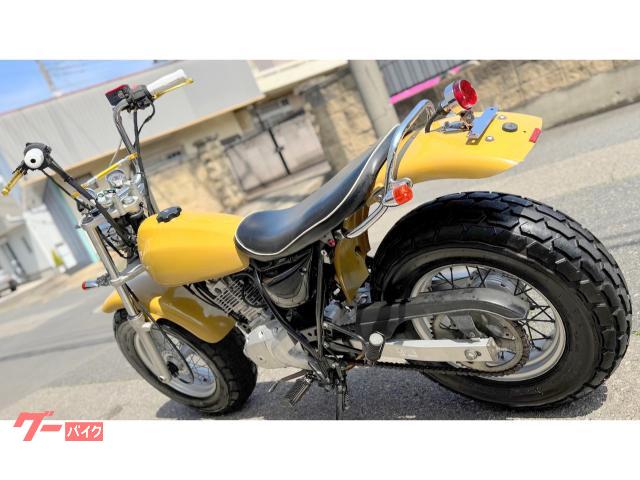 スズキ バンバン200ビックフット前輪太足 マスタードRAD