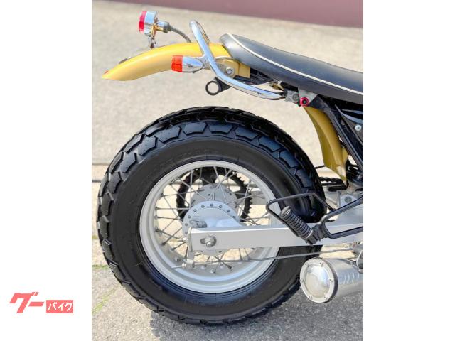 スズキ バンバン200ビックフット前輪太足 マスタードRAD