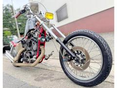 ヤマハ　ＸＶ２５０ビラーゴ極悪ロングフォークチョッパー　オールドスクール　トリプルツリー　社外ＳＳタンク　サイド出しキャブ　黄色ライト
