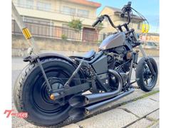 ホンダ　Ｖ−ＴＷＩＮ　ＭＡＧＮＡチョッパー　エイプハンガー　ＳＳタンク　艶消黒アウトブレイク　２本出しマフラー　ロングフォークトリプルツリ